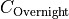 C_{\text{Overnight}}